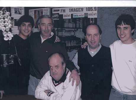 HORACIO GARCIA BLANCO en FM IMAGEN 105.9 de NECOCHEA con Santiago Valencia, Juan Alberto Poteca, Santiago Veiga y Sergio Melgarejo